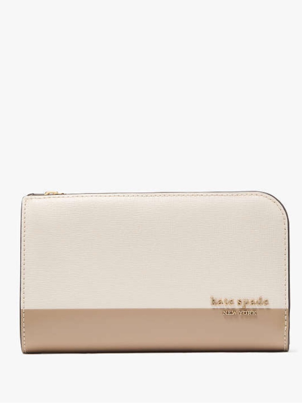kate spade ♠️ Devin Colorblocked Medium Bifold Wallet 2 tone color